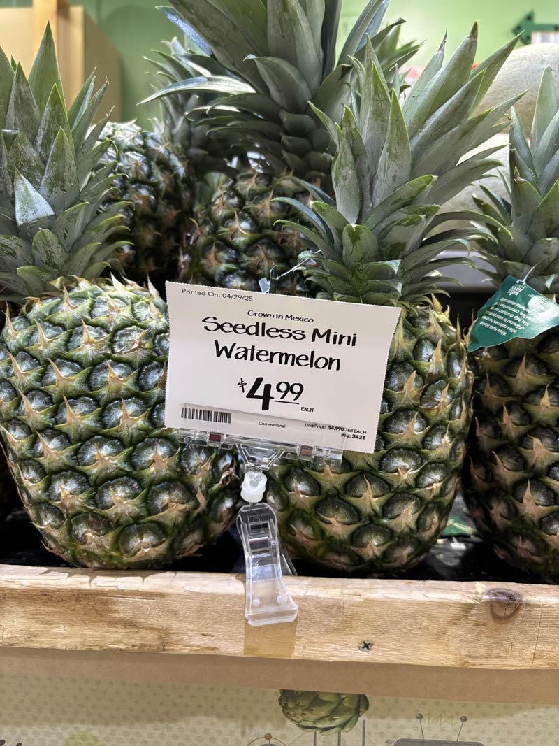 Must be a new type of watermelon