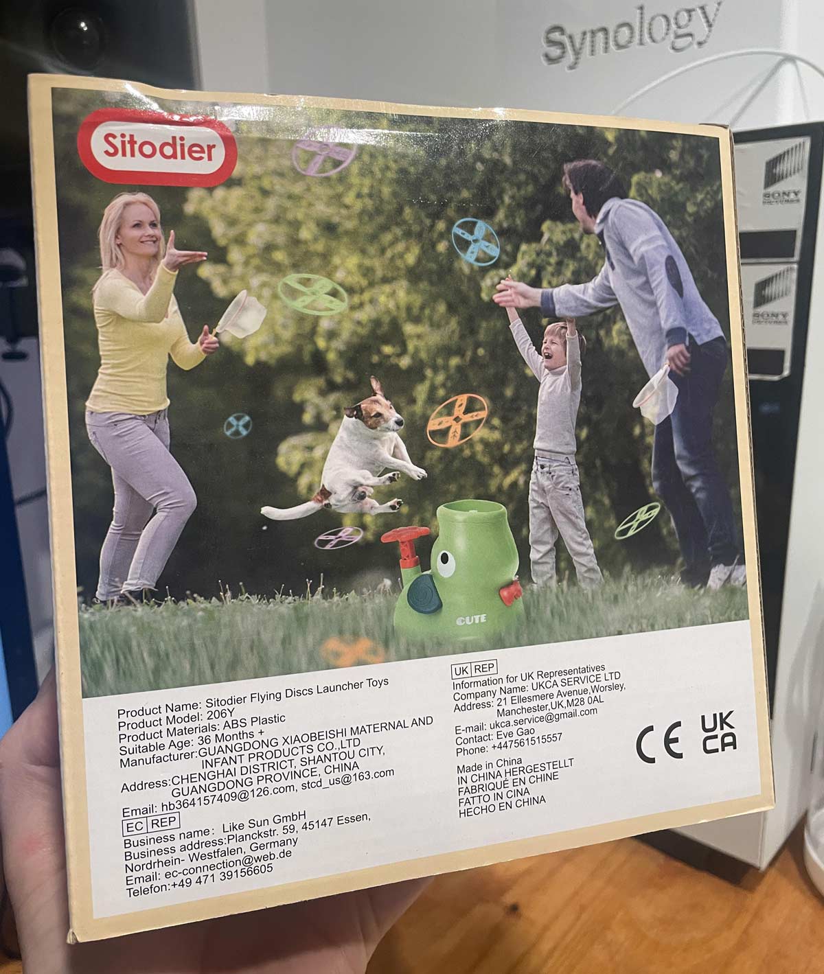The scene on this toy I bought for my son
