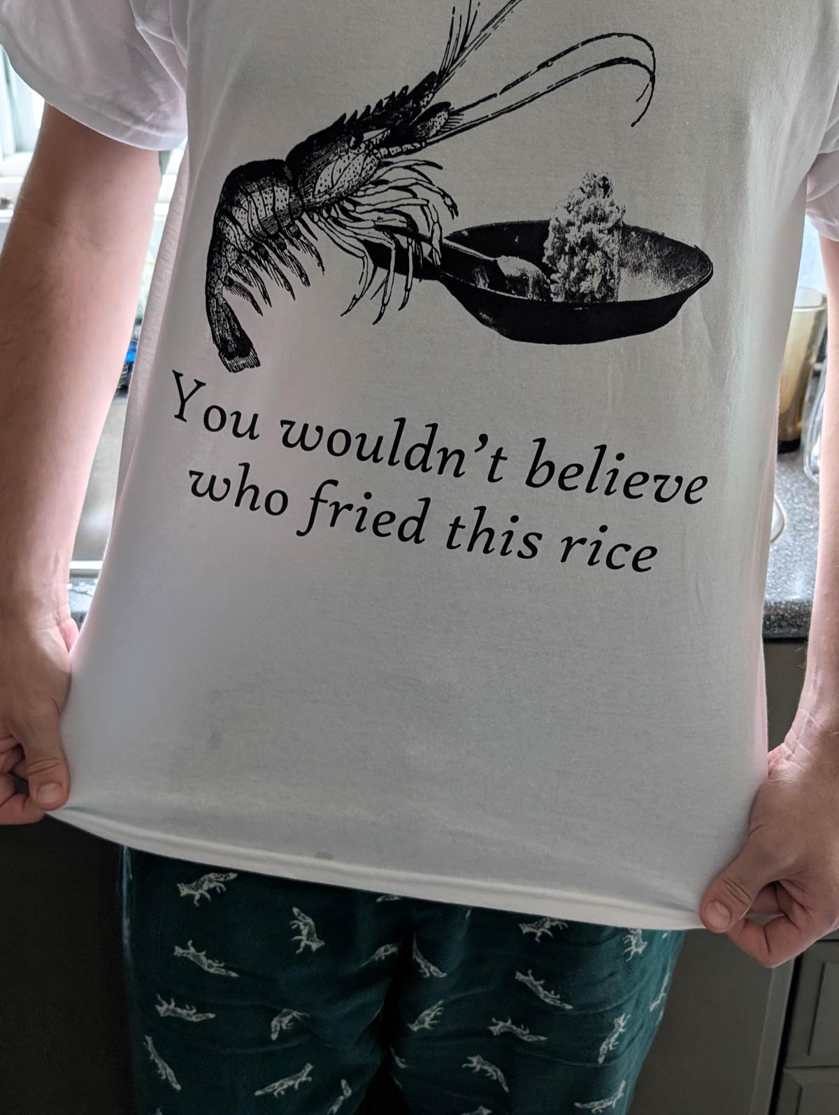Husband's new shirt