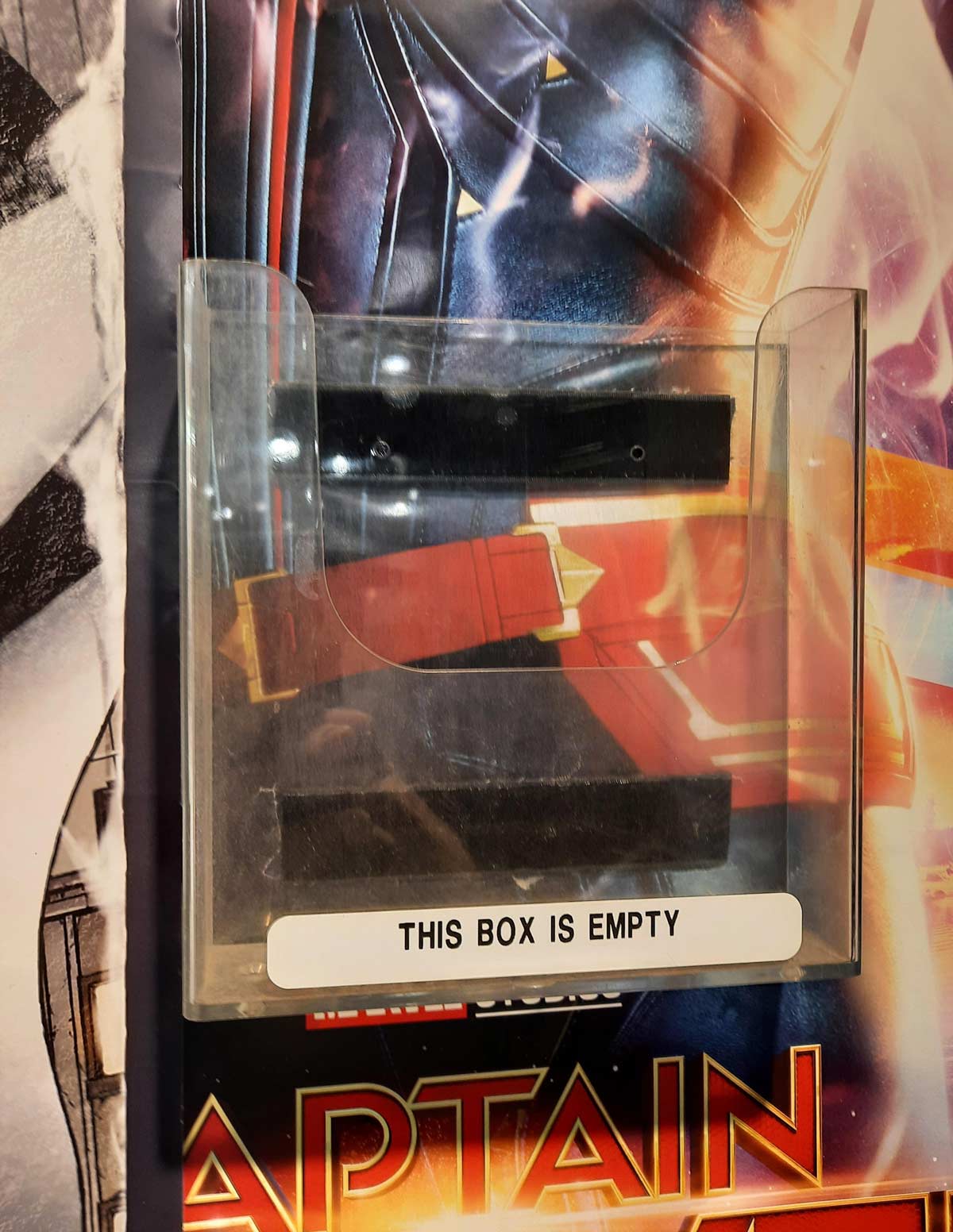 The box is empty