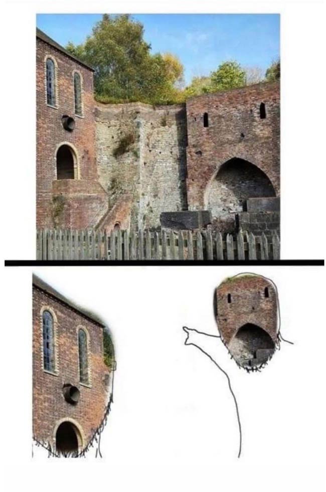 These buildings