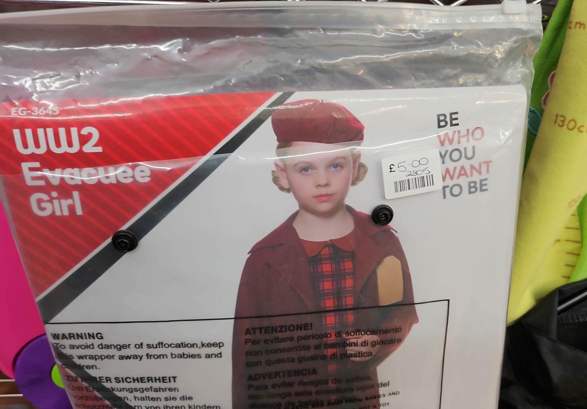 WW2 Evacuee Girl costume