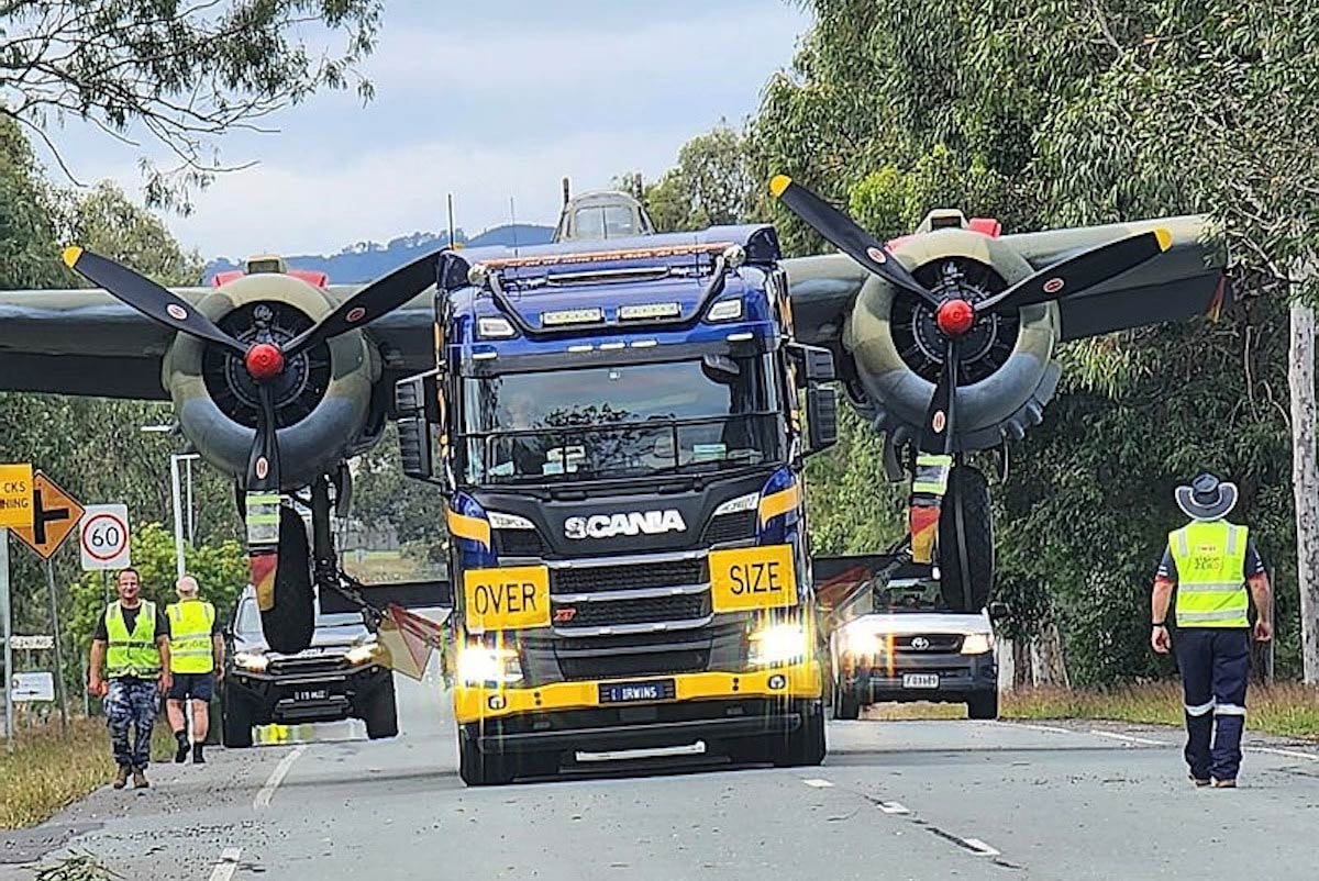 That Scania just flies down the highway