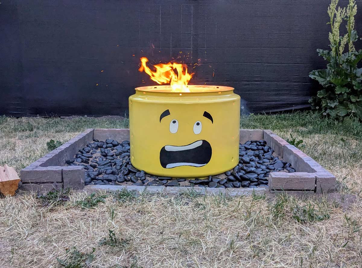 I made a firepit this past weekend