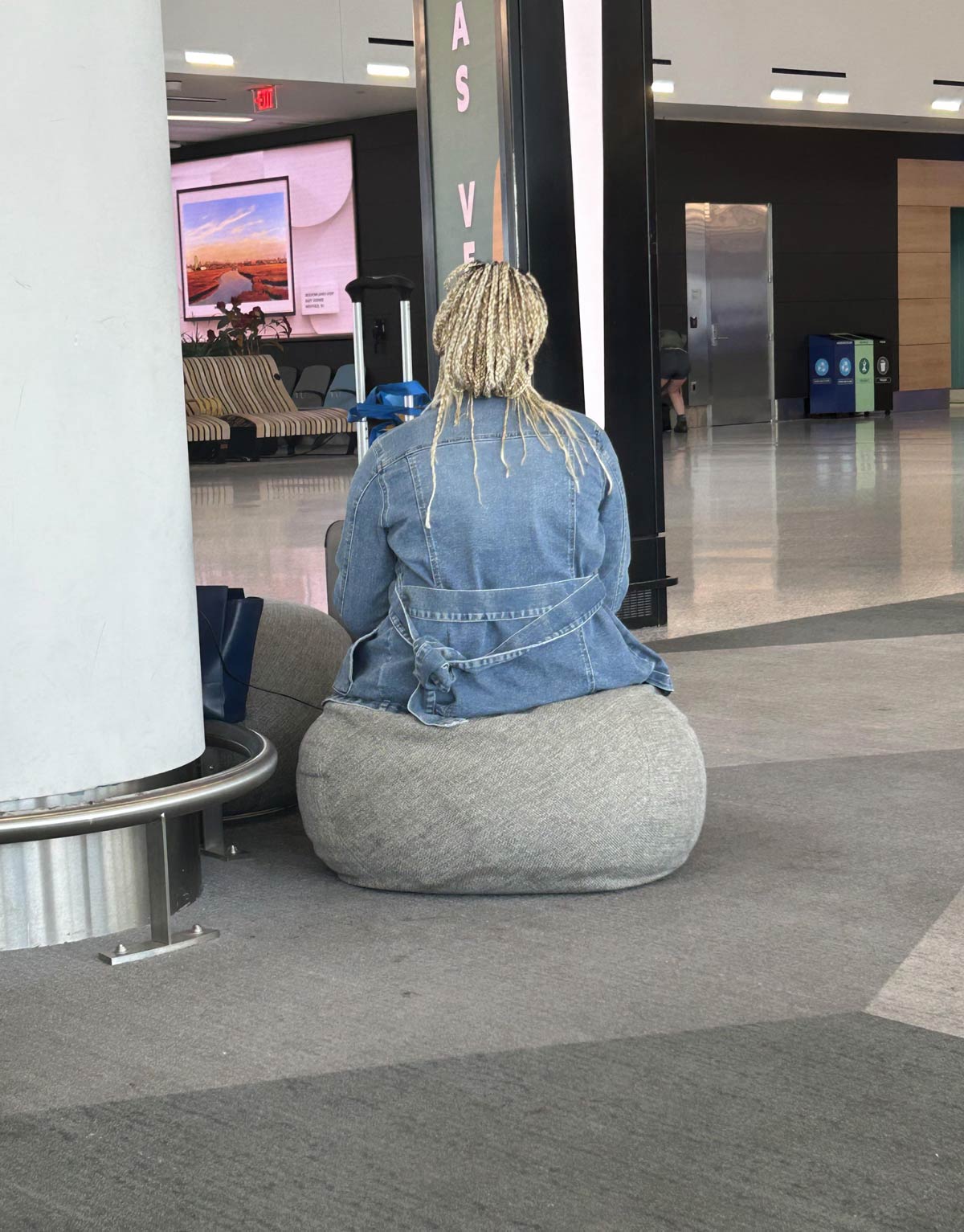 She’s got a big seat