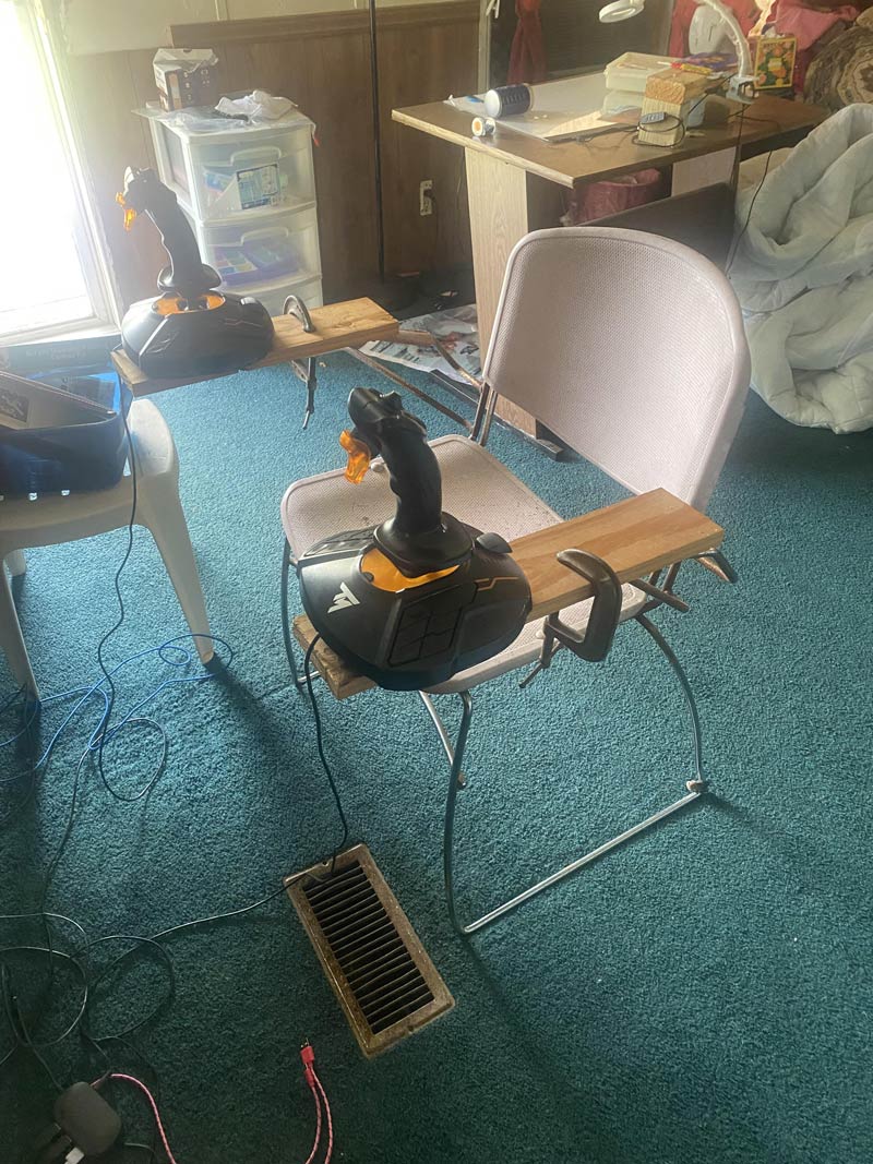 My uncles new gaming chair