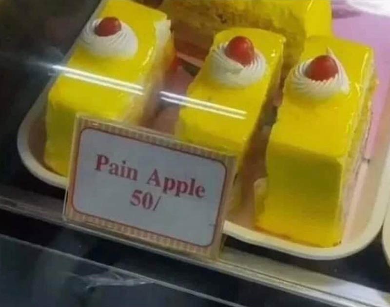 This one doesn’t keep the doctor away