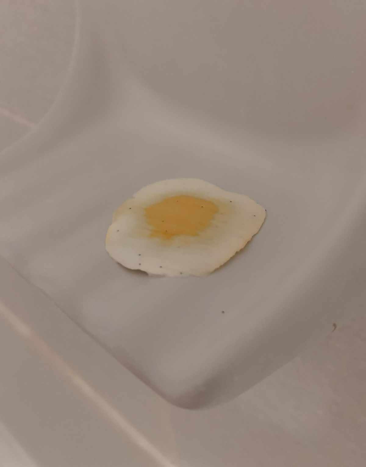 My soap looks like a fried egg