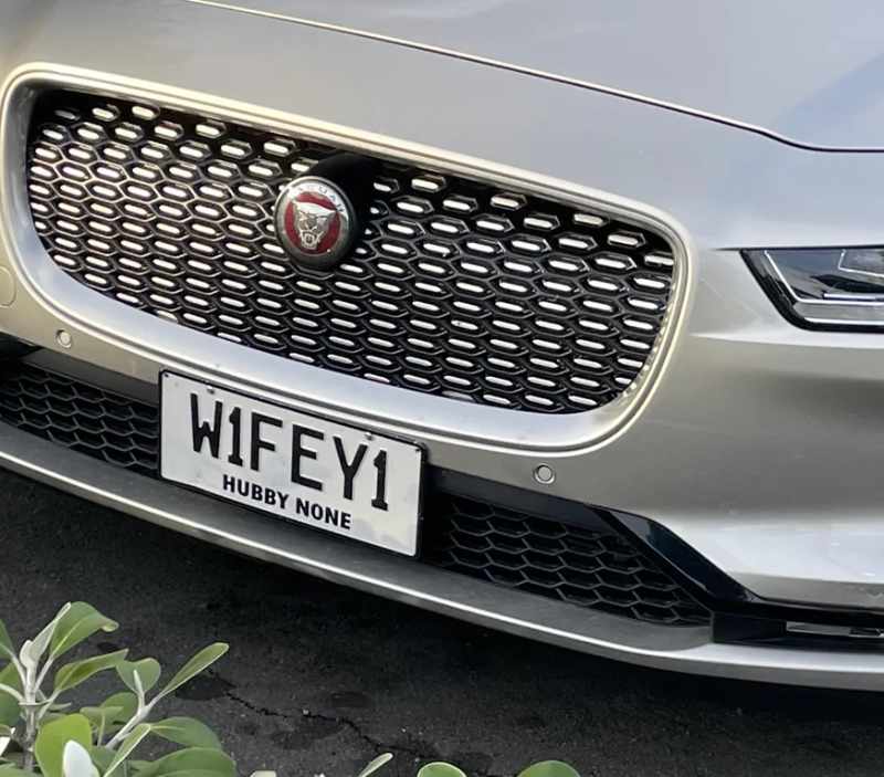 License plate spotted in the wild in New Zealand