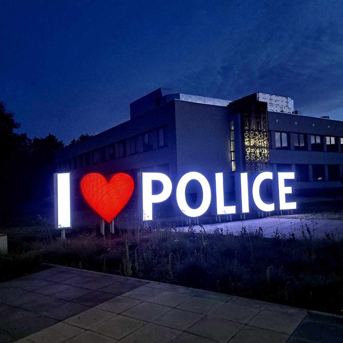 There is a town in Poland called Police. This is the sign that welcomes those entering