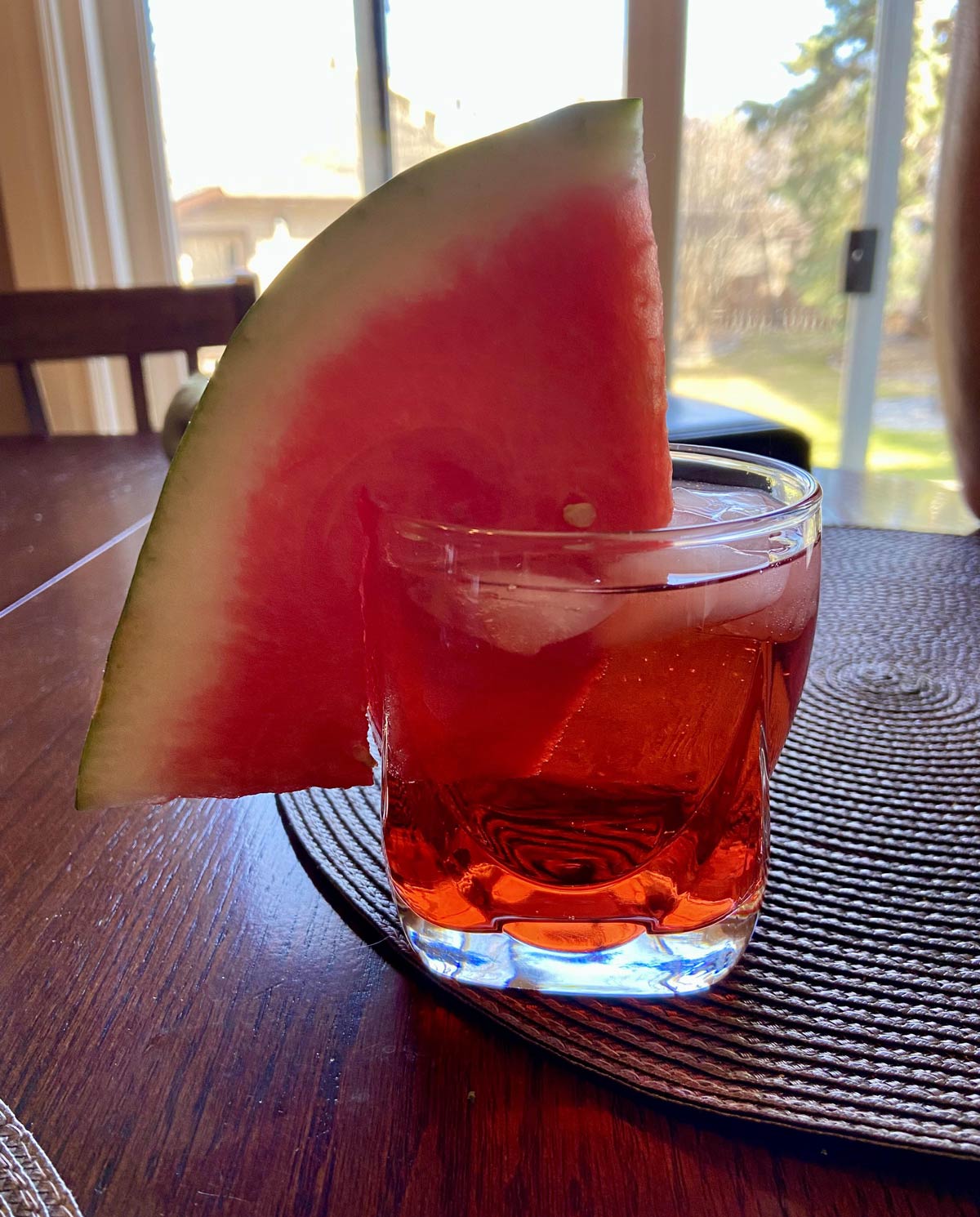 I asked my partner to make me a refreshing drink