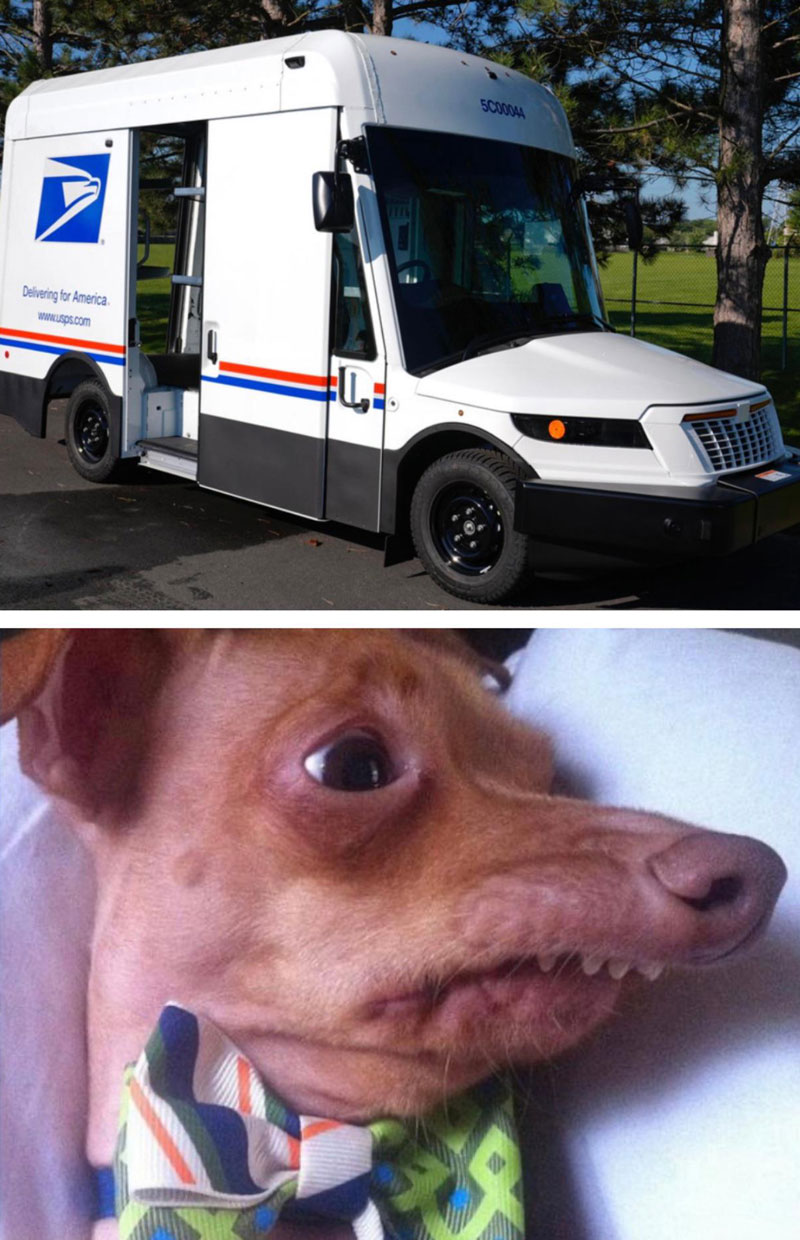 The new USPS trucks remind me of something