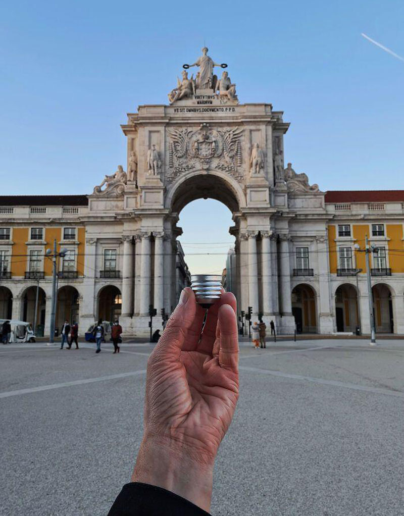 When architecture fits perfectly into your hand... literally