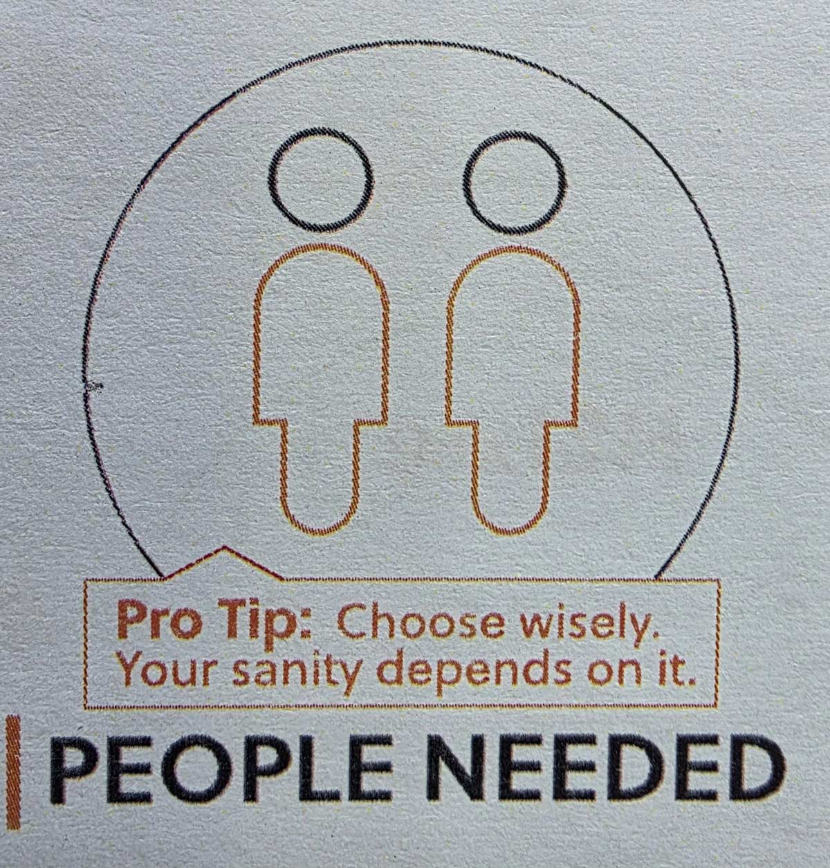 Tip found on furniture assembly instructions