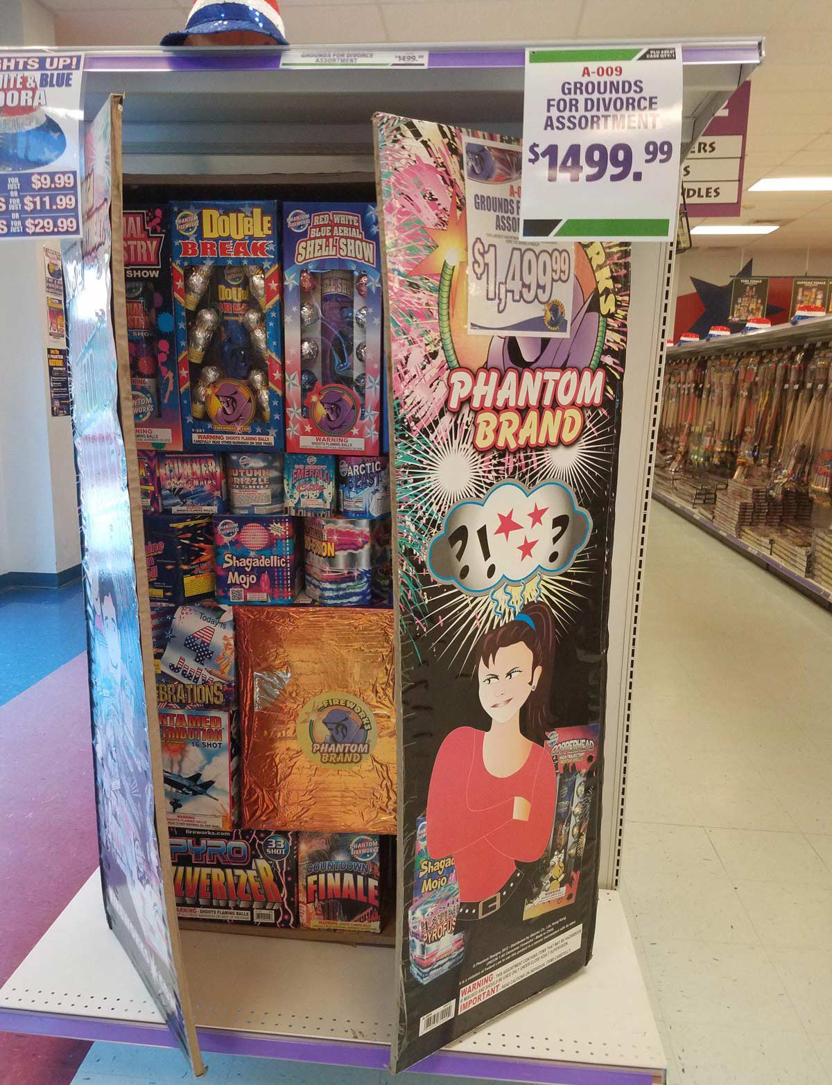 Considering buying this $1500 assortment of Fireworks. I wonder what the wife will think