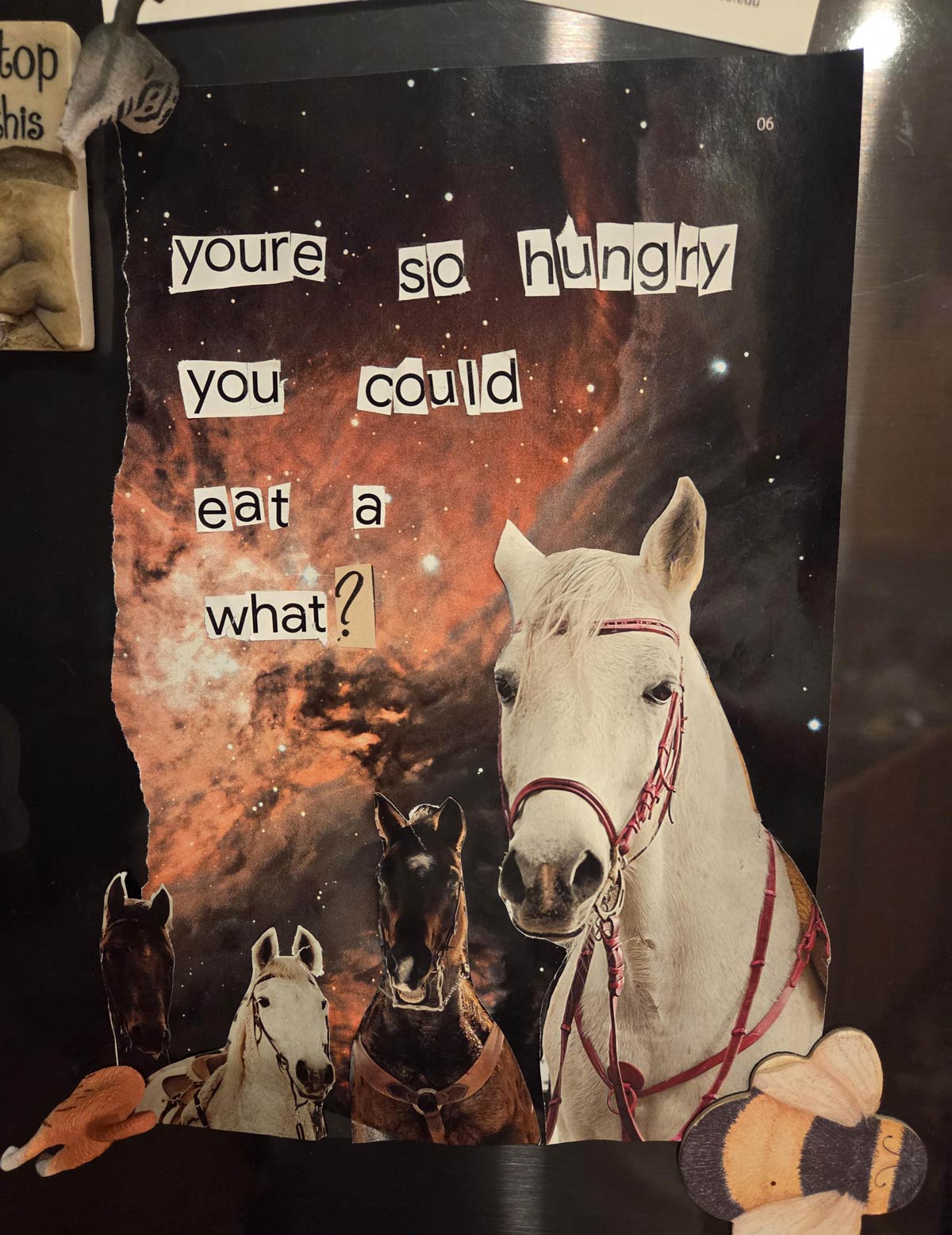 My sister brought this home from art class