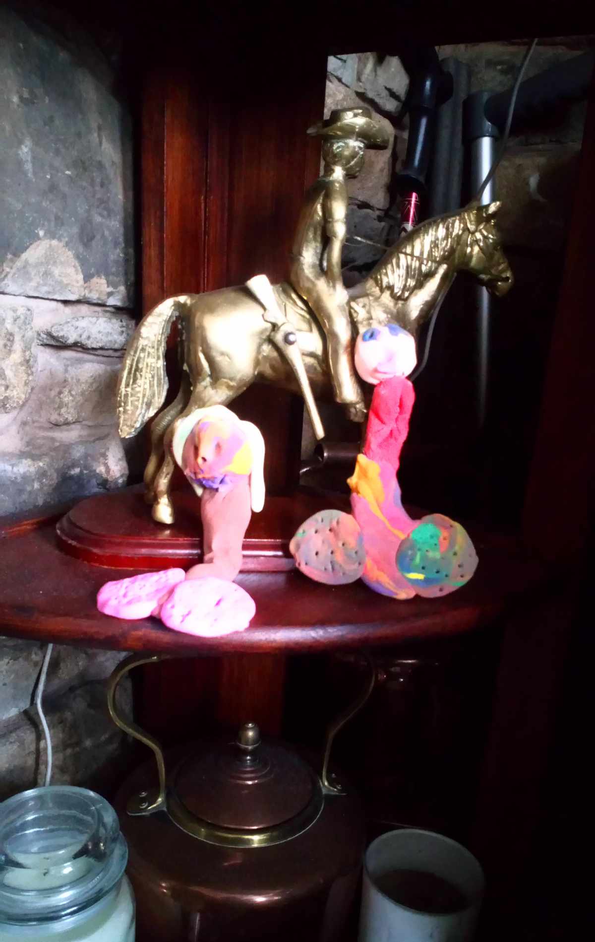 My nieces made these mermaids for their granddad