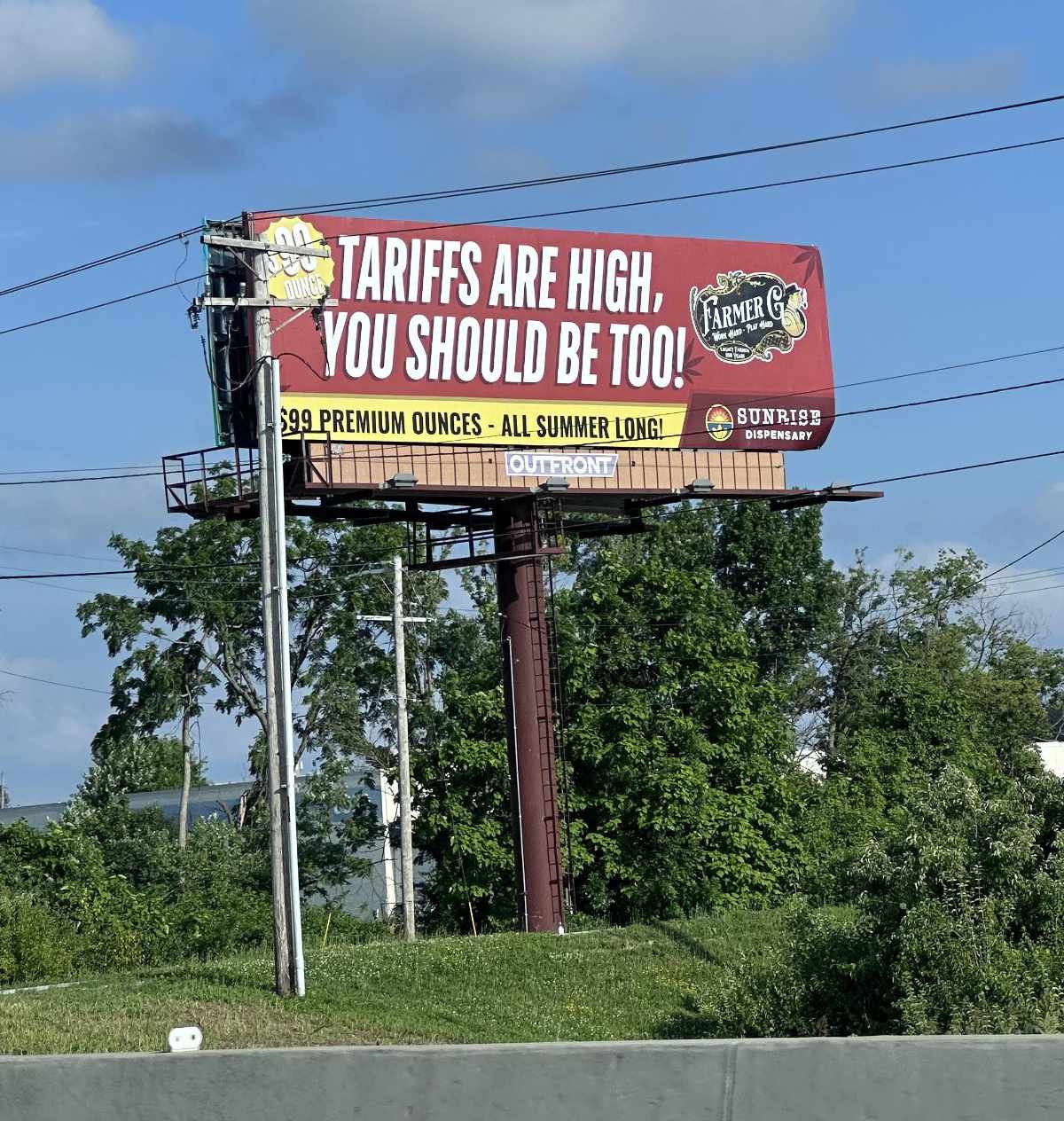 I drive by this sign every now and then. It always makes me laugh