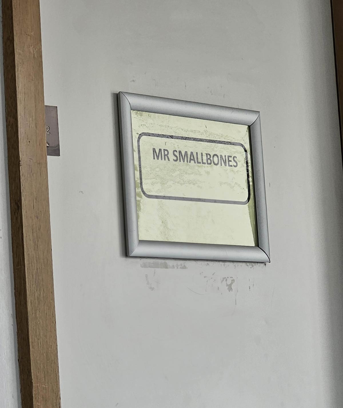 My wife is in hospital today to see a consultant about her back. Sometimes people are just born in to their professions