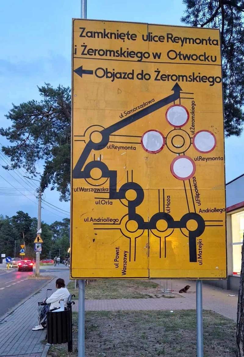 Nothing to see here, just a typical situation on a polish road...