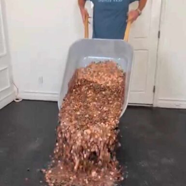 Floor Made Of Pennies