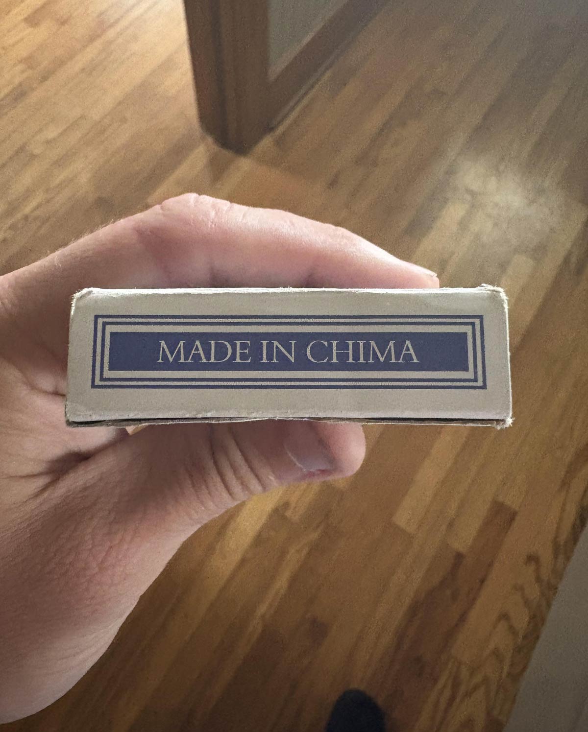 Even our Chinese-made playing cards are knockoffs!