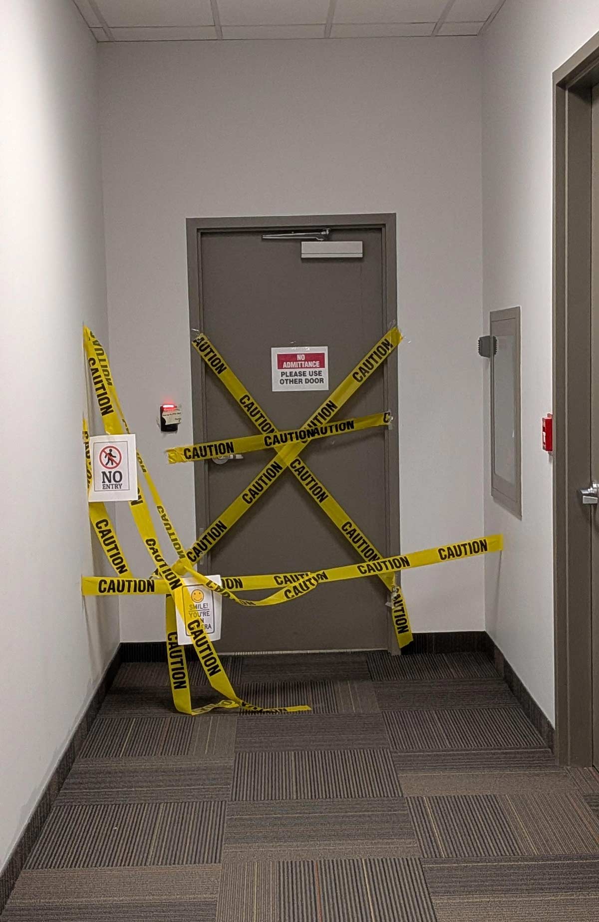 Looks like a single post-it wasn't enough...