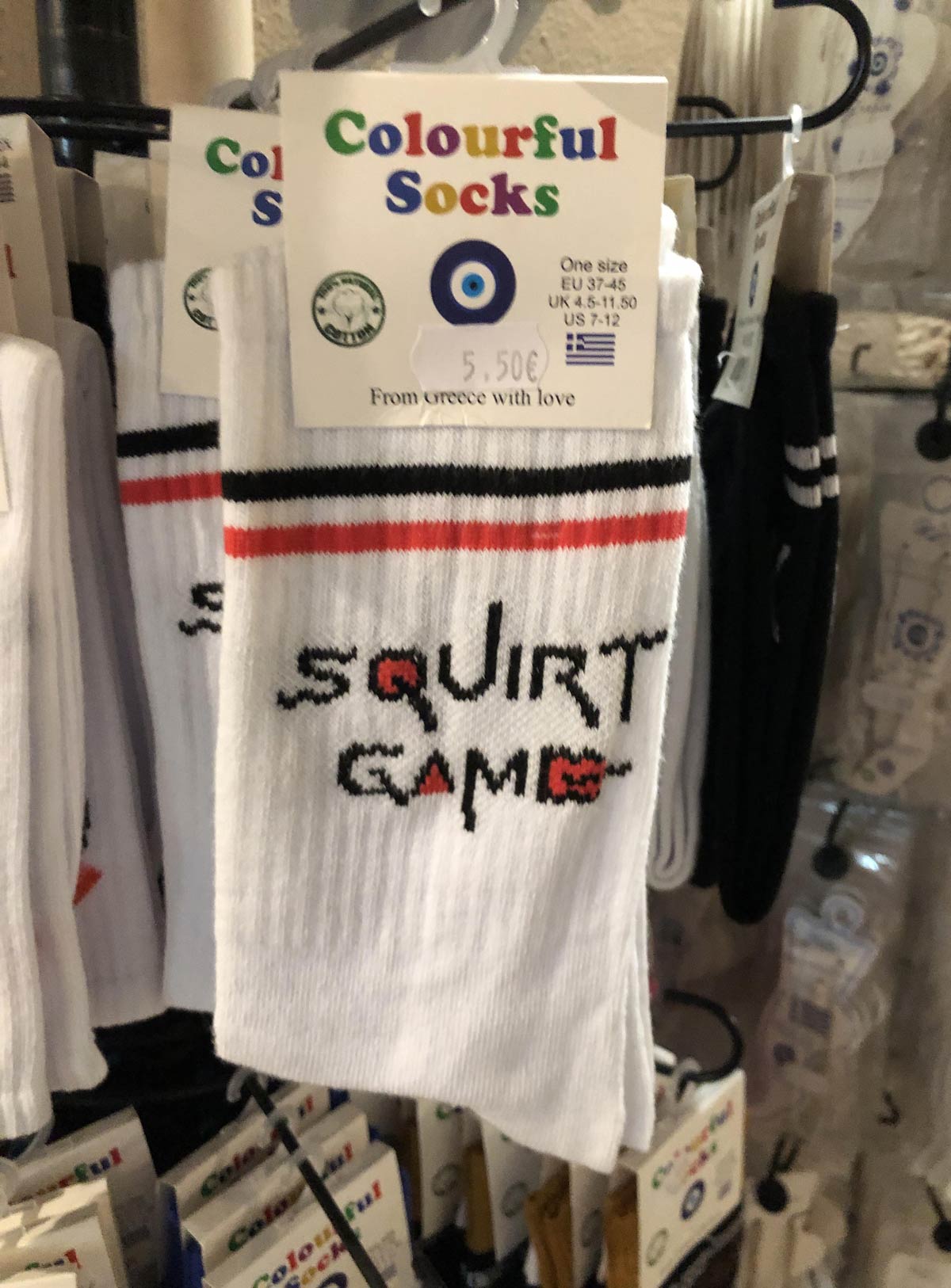 Nice socks, bro