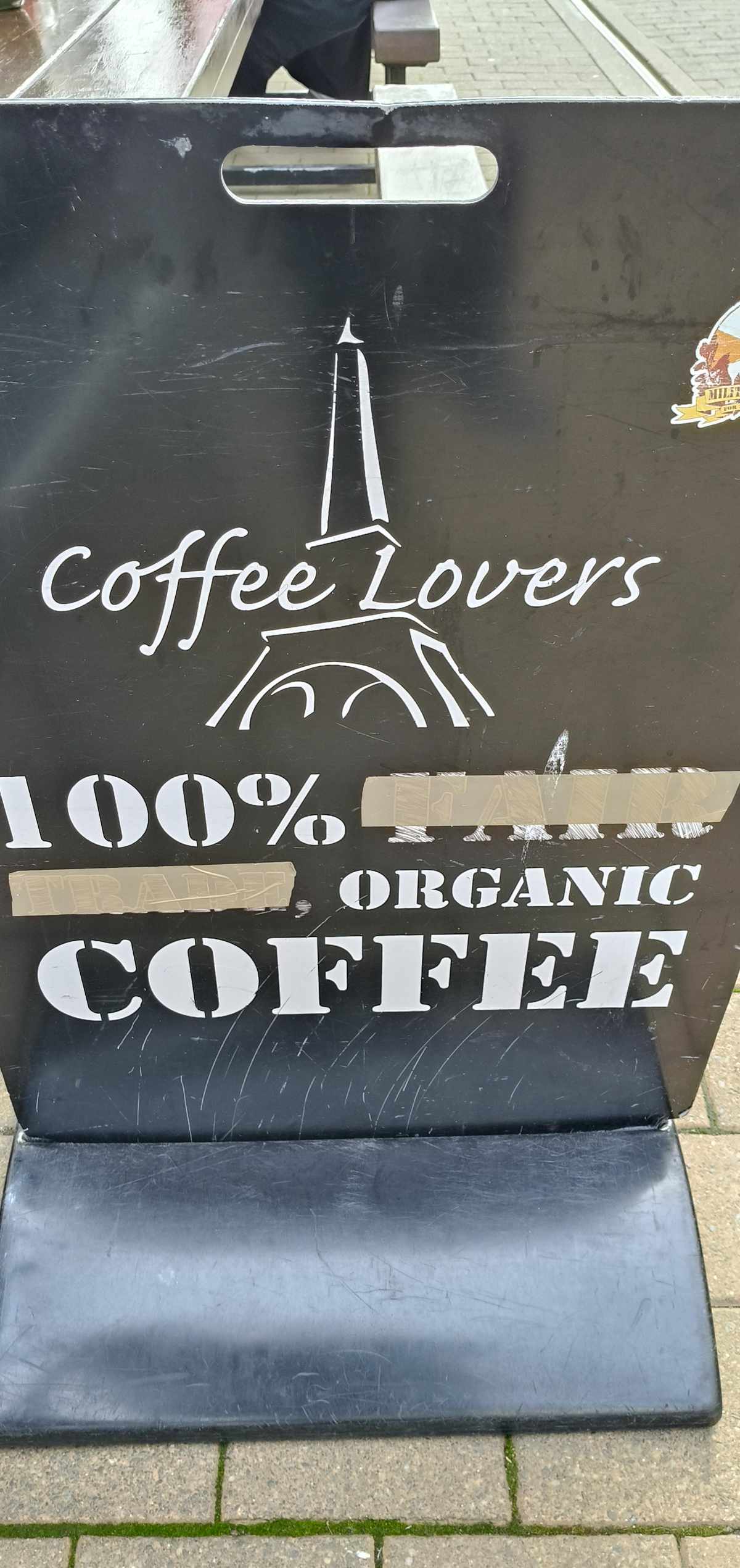 I guess they switched to unfair trade