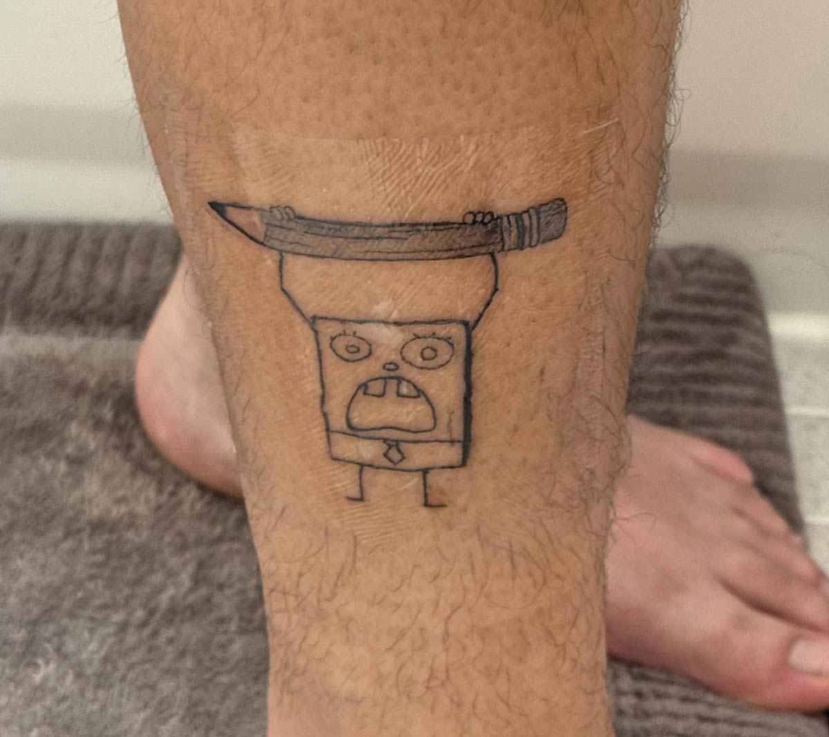 Silly tattoo my friend did for me