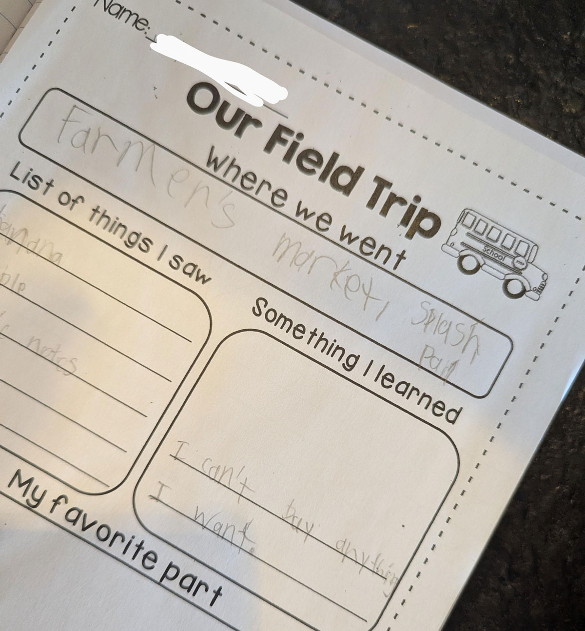 The life lesson my 8 year old learned on his field trip